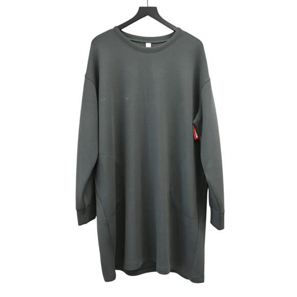 Spanx Dark Palm Crew Neck Dress Size 2X 50453R - Picture 1 of 10